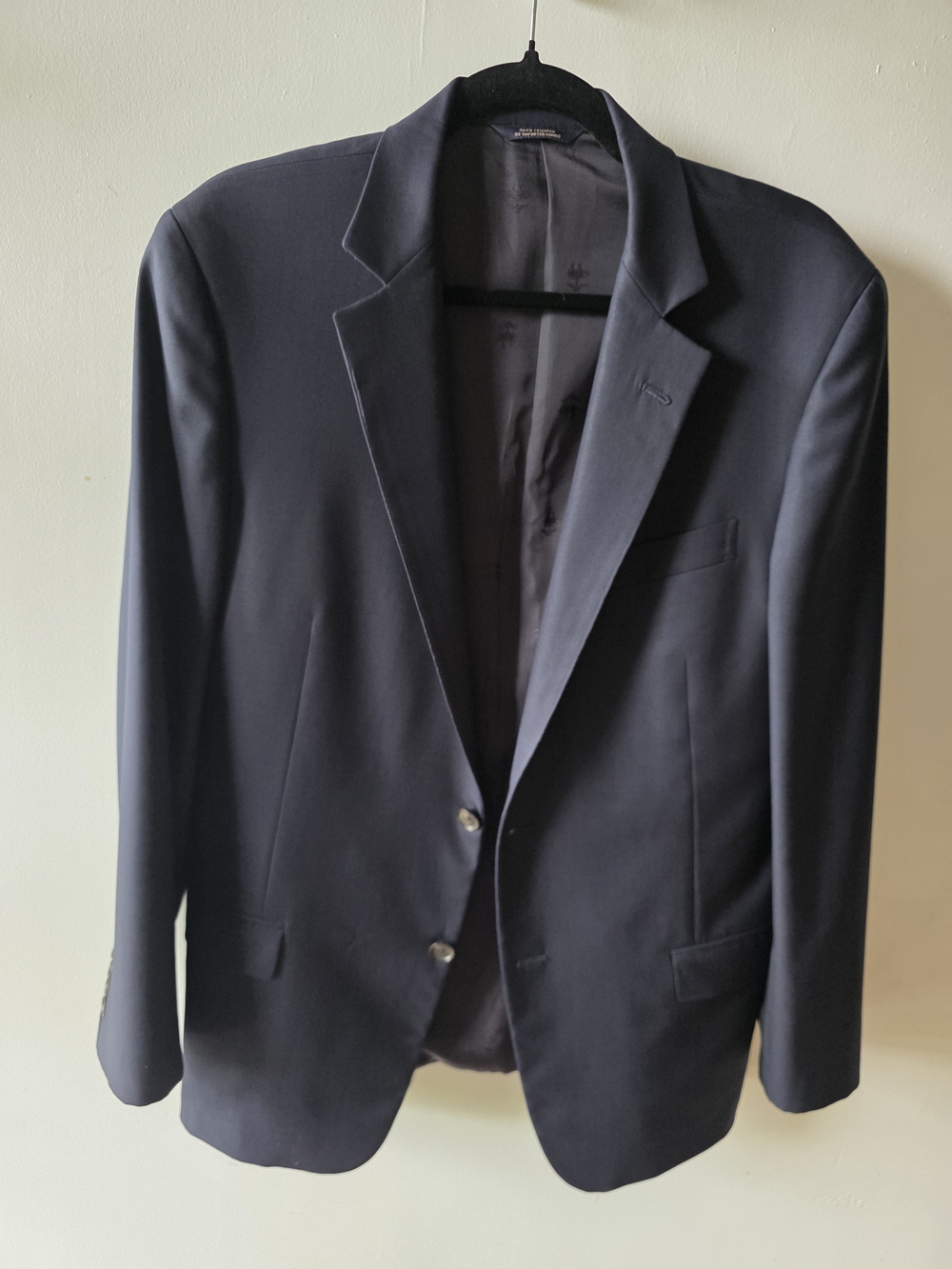 Brooks Brothers Golden Fleece Fitzgerald Blazer 40R Navy VBC Super 140s